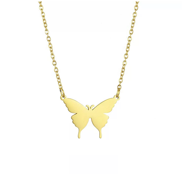 NCO Butterfly Stainless Steel Gold Necklace - nco.life